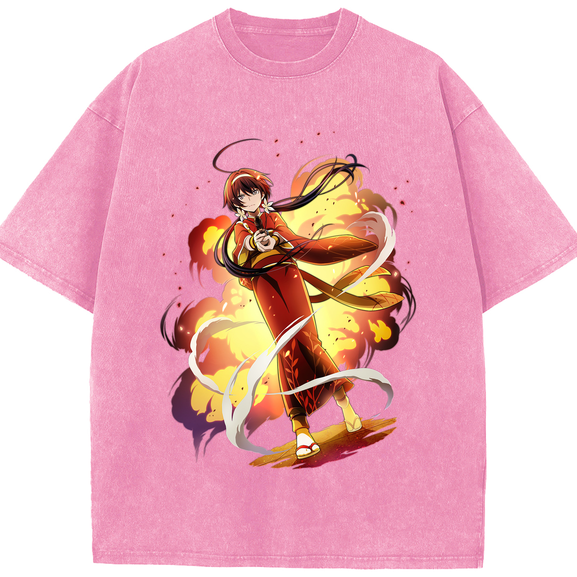（画像用） 文豪ストレイドッグス Bungo Stray Dogs 綿100% ヴィンテージ風 半袖Tシャツ（フロントプリント）